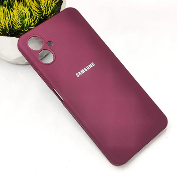 Silicone Case for Samsung Galaxy A06 - Burgundy
