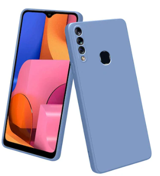 Silicone Case for Samsung Galaxy A20s - Blue