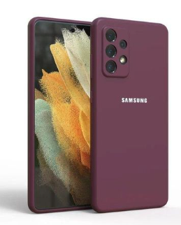 Silicone Case for Samsung Galaxy A23 - Burgundy