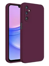 Silicone Case for Samsung Galaxy A15 - Burgundy