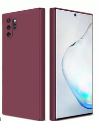 Silicone Case for Samsung Galaxy Note 10+ - Burgundy