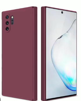 Silicone Case for Samsung Galaxy Note 10+ - Burgundy
