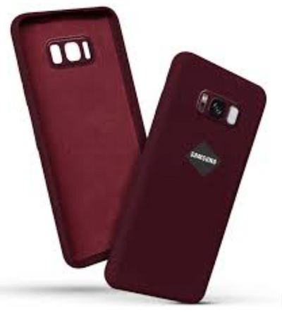 Silicone Case for Samsung Galaxy S8 - Burgundy