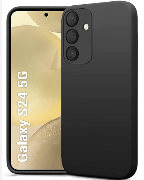Silicone Case for Samsung Galaxy S24 - Black