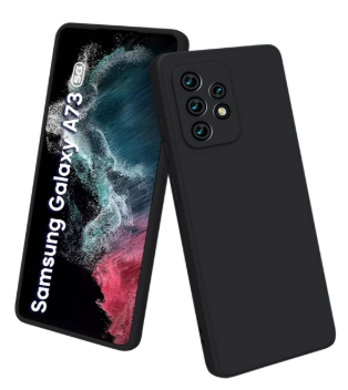 Silicone Case for Samsung Galaxy A73 5G - Black