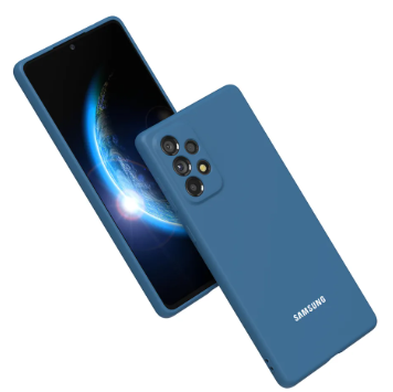 Silicone Case for Samsung Galaxy A73 5G - Blue