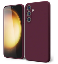Silicone Case for Samsung Galaxy S24 Plus - Burgundy