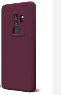 Silicone Case for Samsung Galaxy S9 Plus - Maroon