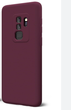 Silicone Case for Samsung Galaxy S9 Plus - Maroon