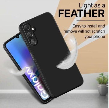 Silicone Case for Samsung Galaxy A04s - Black