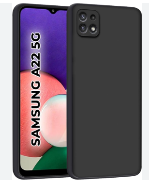 Silicone Case for Samsung Galaxy A22 5G - Black