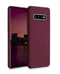 Silicone Case for Samsung Galaxy S10e - Burgundy