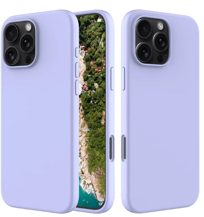 Silicone Case for iPhone 16 Pro Max - Purple
