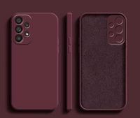 Silicone Case for Samsung Galaxy A32 5G - Burgundy