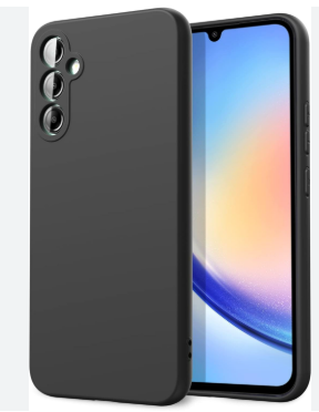 Silicone Case for Samsung Galaxy A24 - Black
