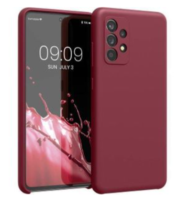 Silicone Case for Samsung Galaxy A13 - Burgundy