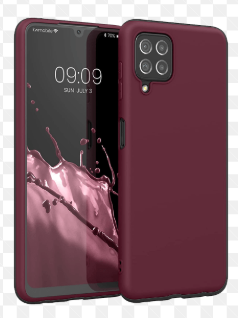 Silicone Case for Samsung Galaxy A22 - Maroon
