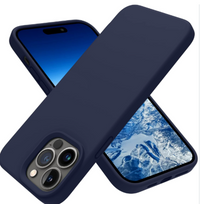 Silicone Case for iPhone 15 Pro Max - Blue
