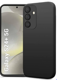 Silicone Case for Samsung Galaxy S24+ - Black