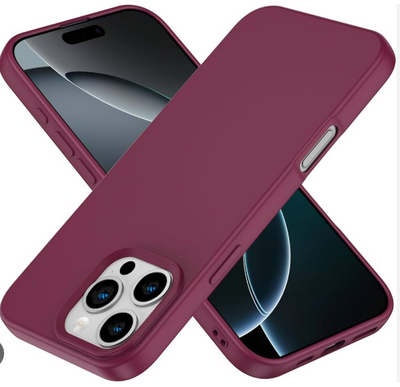 Silicone Case for iPhone 14 Pro Max - Maroon