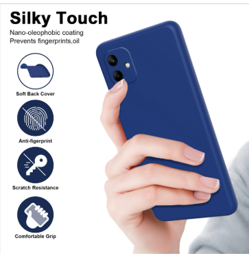 Silicone Case for Samsung Galaxy A03 - Blue
