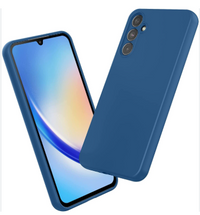 Silicone Case for Samsung Galaxy A24 - Blue