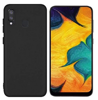 Silicone Case for Samsung Galaxy A20 - Black