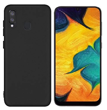 Silicone Case for Samsung Galaxy A20 - Black