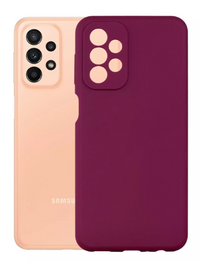 Silicone Case for Samsung Galaxy M31s - Burgundy