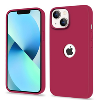 Silicone Case for iPhone 13 Mini - Burgundy