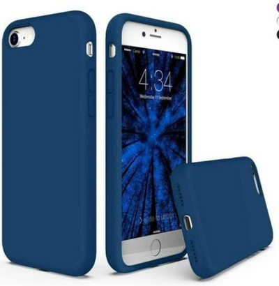 Silicone Case for iPhone 8 - Blue
