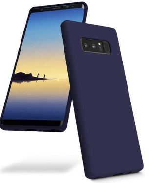 Silicone Case for Samsung Galaxy Note 8 - Blue