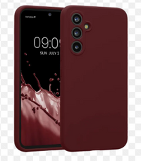 Silicone Case for Samsung Galaxy A54 5G - Burgundy