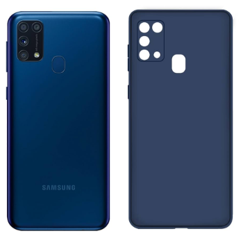 Silicone Case for Samsung Galaxy M31 - Blue