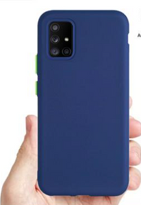 Silicone Case for Samsung Galaxy A71 - Blue