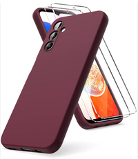Silicone Case for Samsung Galaxy A14 5G - Burgundy