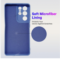 Silicone Case for Samsung Galaxy S21 Ultra - Blue