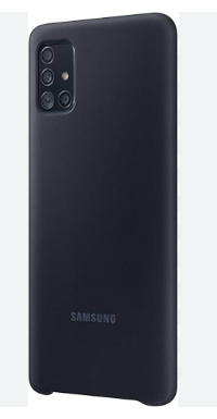 Silicone Case for Samsung Galaxy A51 - Black