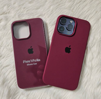 Silicone Case for iPhone 14 Pro - Burgundy