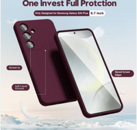 Silicone Case for Samsung Galaxy S24 - Maroon