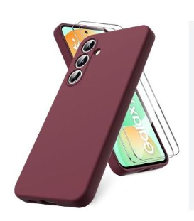 Silicone Case for Samsung Galaxy S24 - Burgundy