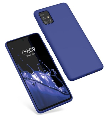 Silicone Case for Samsung Galaxy A51 - Blue