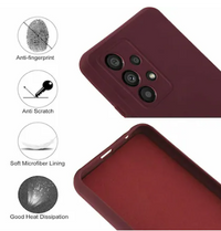 Silicone Case for Samsung Galaxy A33 5G - Burgundy