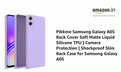 Silicone Case for Samsung Galaxy A05 - Purple