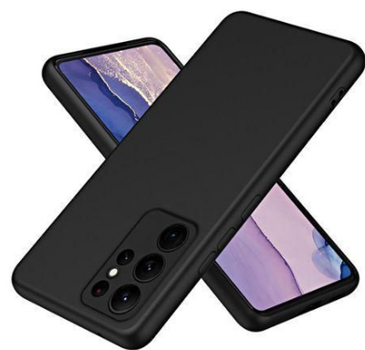 Silicone Case for Samsung Galaxy S23 Ultra - Black