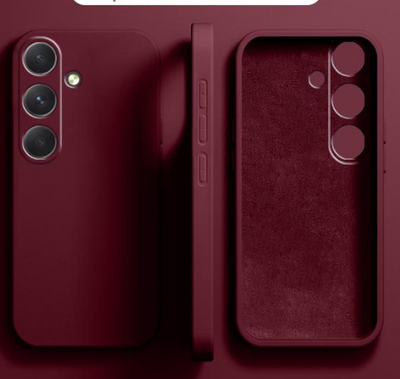 Silicone Case for Samsung Galaxy A56 - Maroon