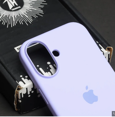 Silicone Case for iPhone 16 - Purple