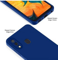 Silicone Case for Samsung Galaxy A20s - Blue