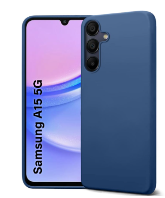 Silicone Case for Samsung Galaxy A15 5G - Blue