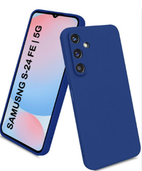 Silicone Case for Samsung Galaxy S24 FE - Blue